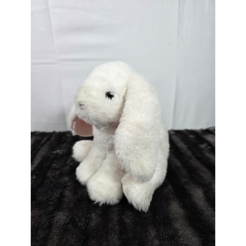 Douglas Cuddle Toys White Bunny Rabbit Plush Stuffed Animal 4630 Floppy Ears